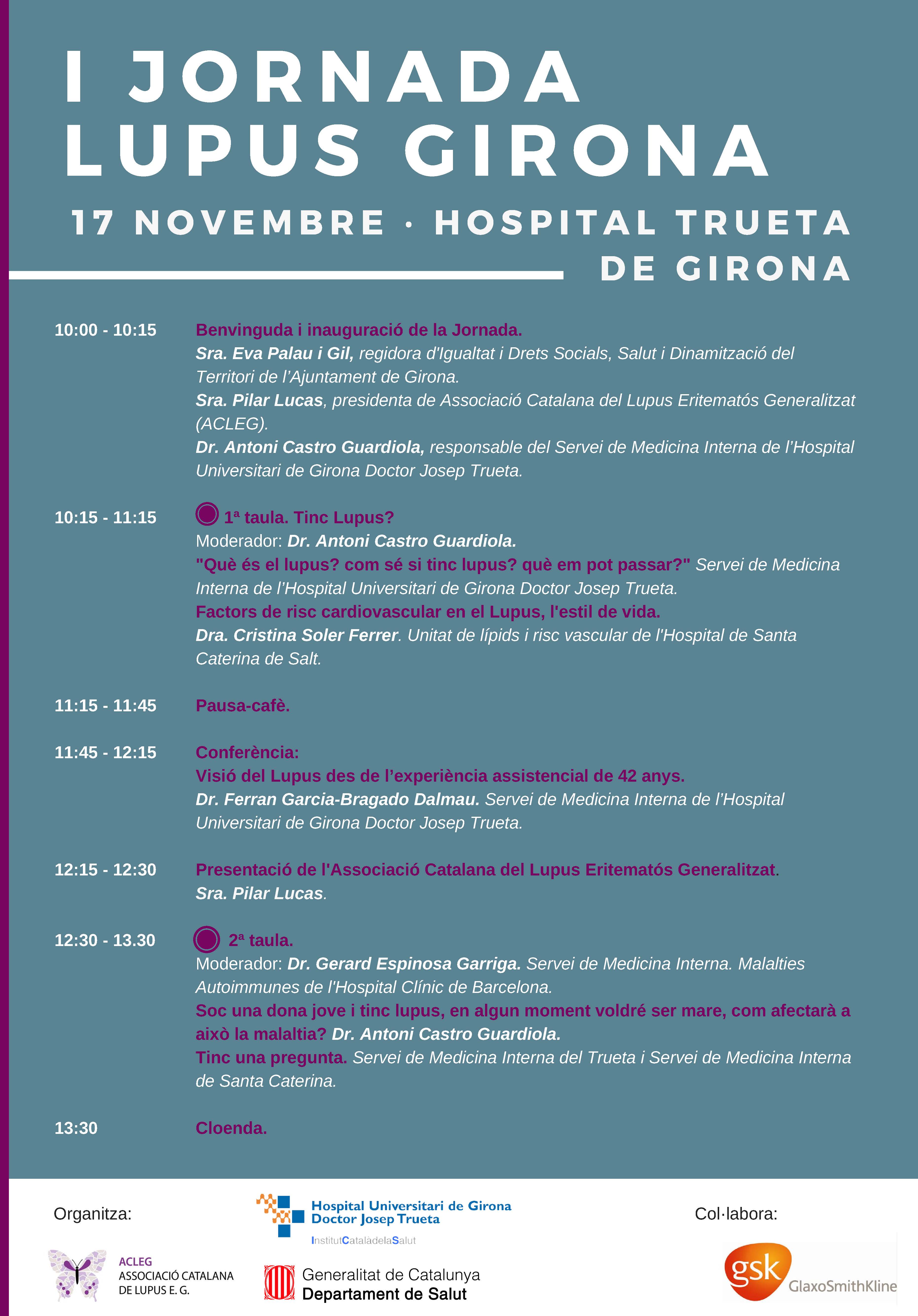 2na part del programa de la 1a Jornada Lupus Girona