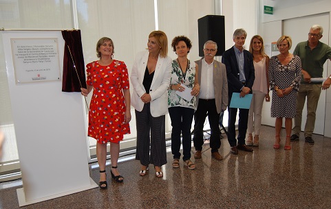 La consellera de salut durant la inauguració del CAP Josep Masdevall Terrades de Figueres