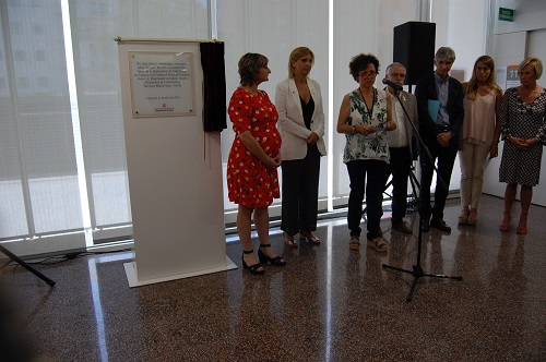 La consellera de salut durant la inauguració del CAP Josep Masdevall Terrades de Figueres
