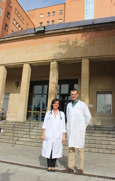 Foto de la Dra. Yolanda Silva i el Dr. Josep Puig Alcántara