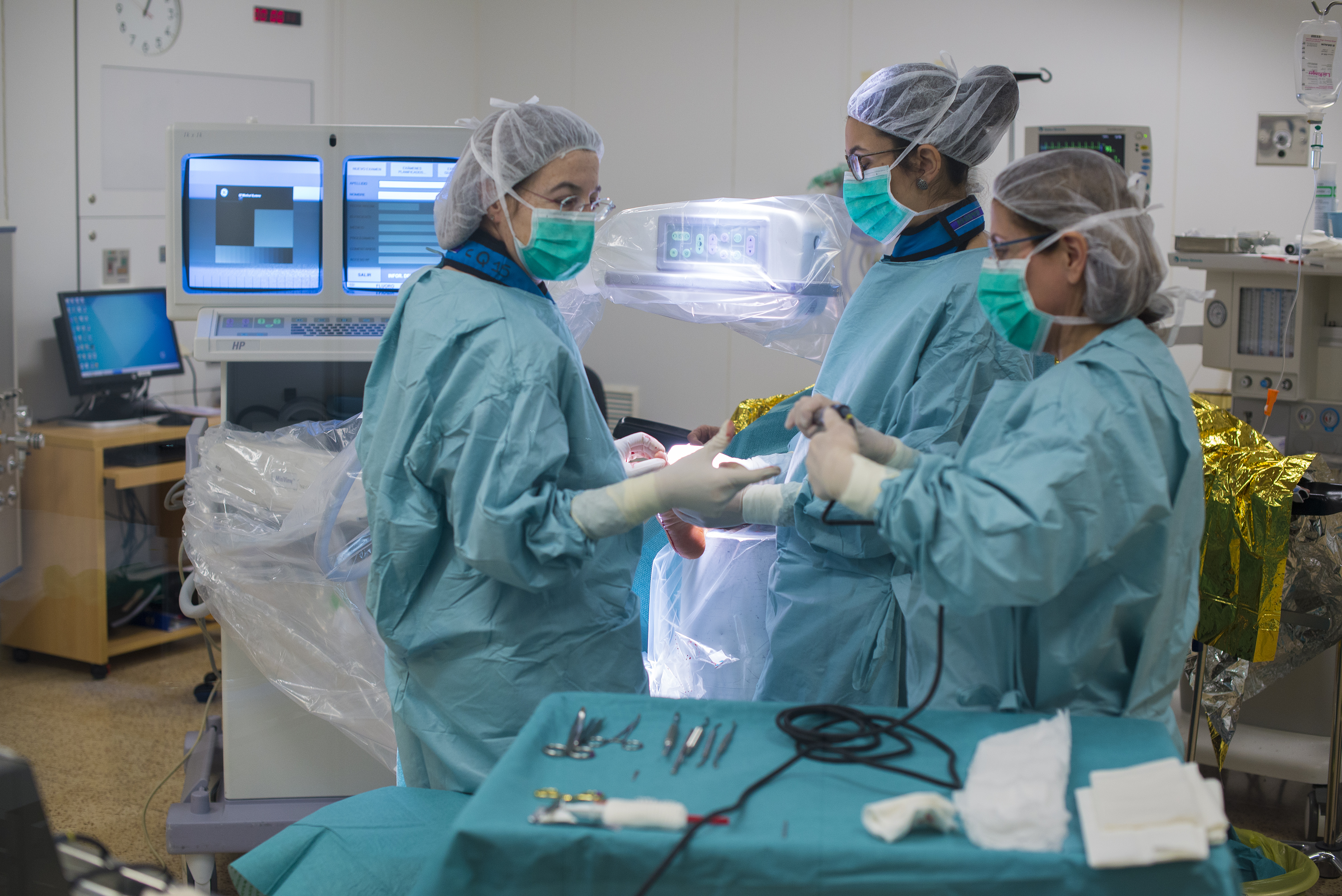Foto de Intervenció quirúrgica a l'Hospital Santa Caterina de Salt