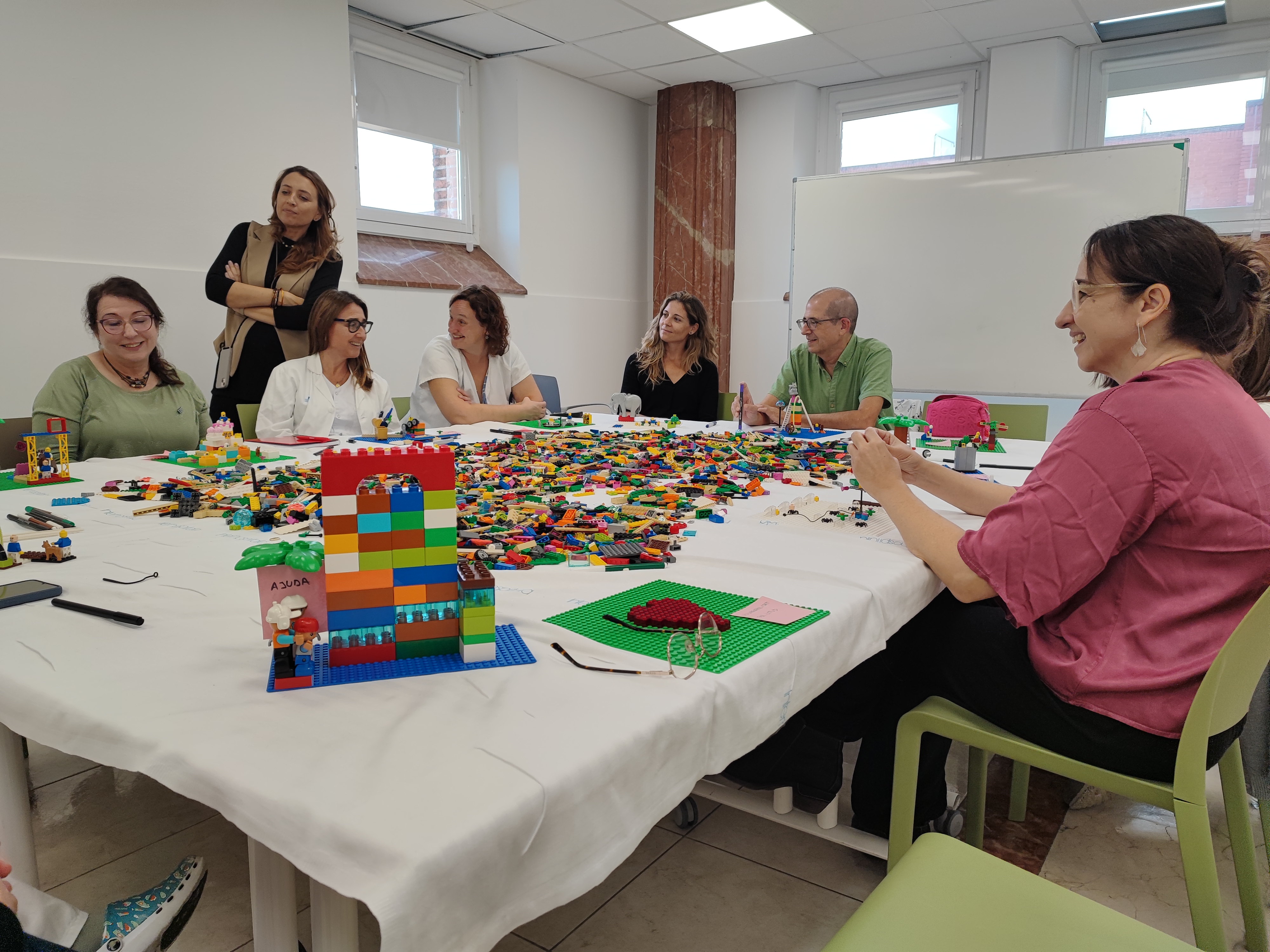 sessió formativa basada en la metodologia Lego Serious Play  per compartir objectius comuns