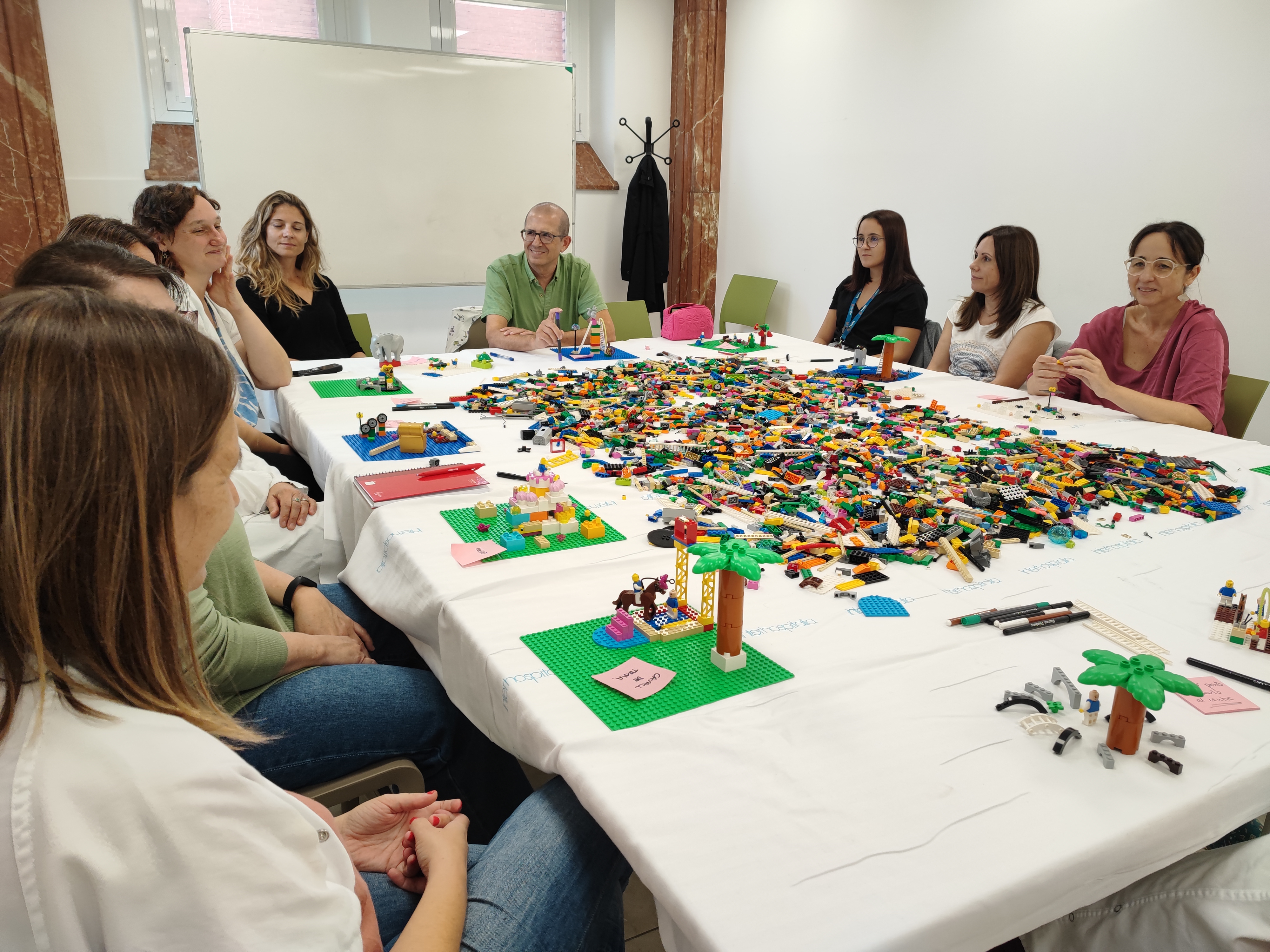 sessió formativa basada en la metodologia Lego Serious Play  per compartir objectius comuns