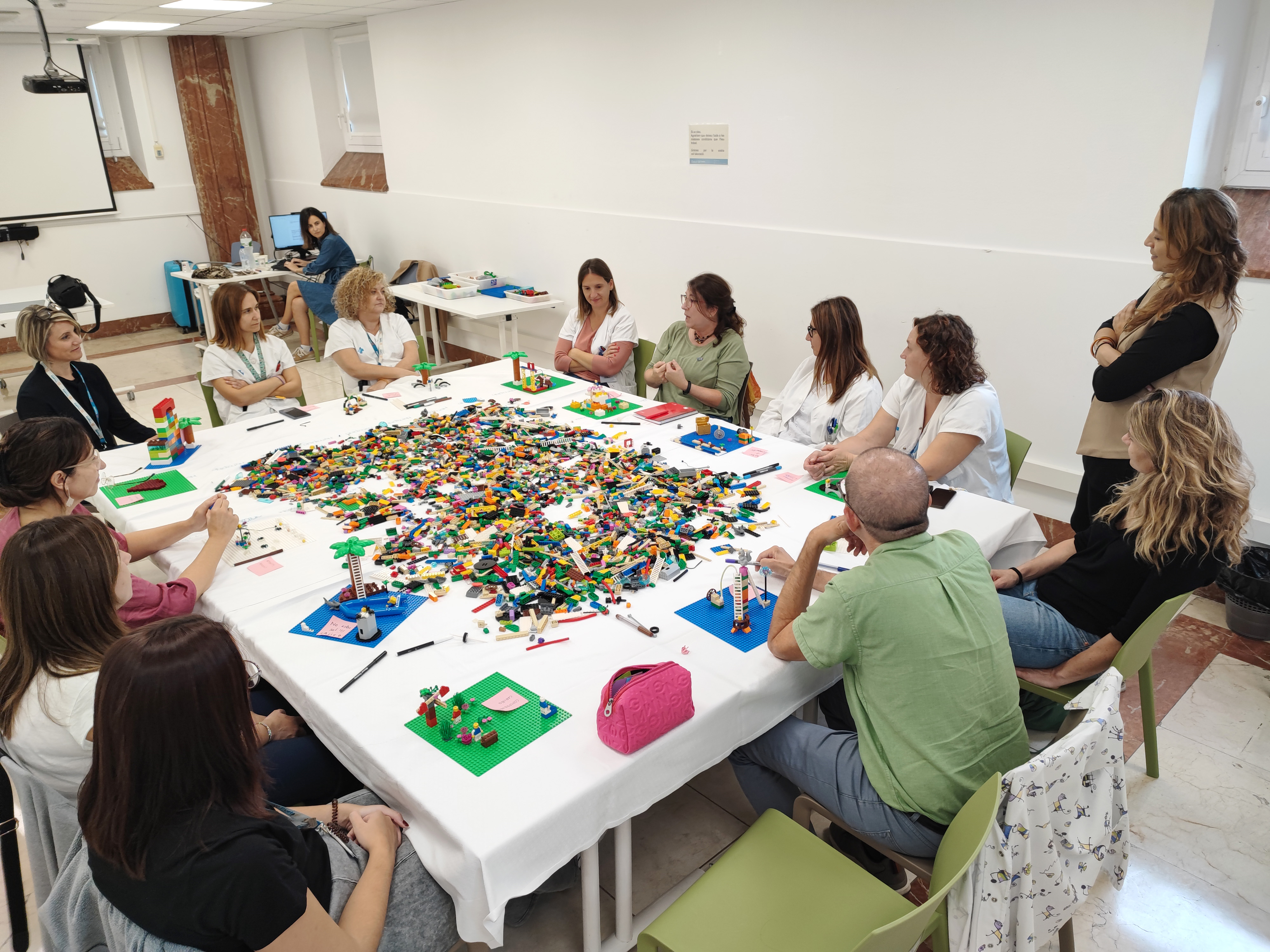 sessió formativa basada en la metodologia Lego Serious Play  per compartir objectius comuns