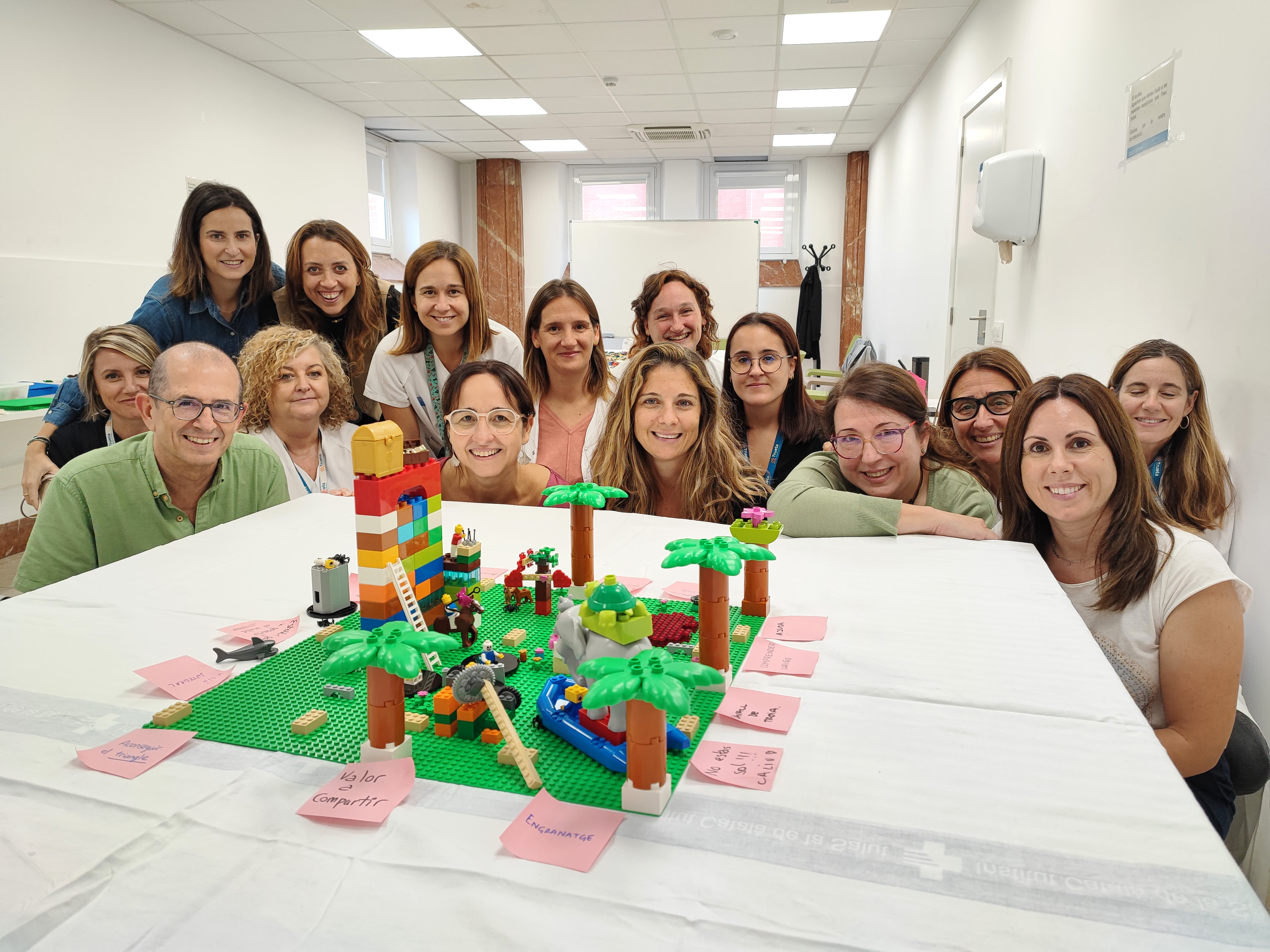 sessió formativa basada en la metodologia Lego Serious Play  per compartir objectius comuns