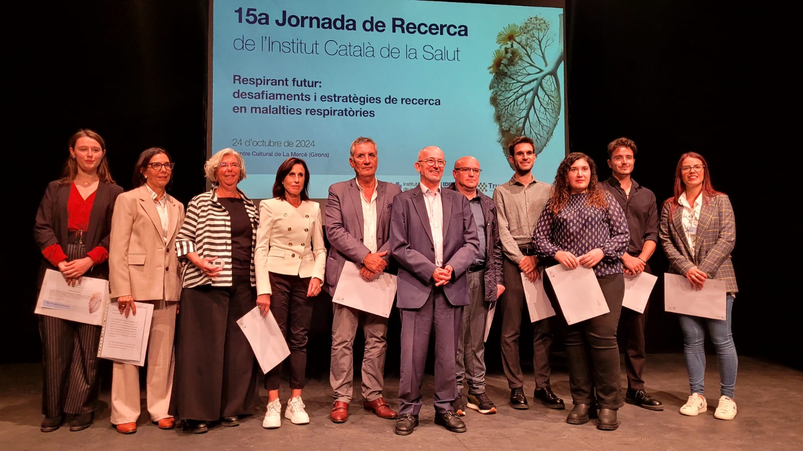 Els guardonats de la 15a Jornada de Recerca de l'ICS.