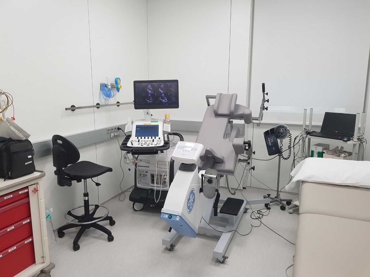 una sala de la Unitat d'Imatge Cardíaca del Trueta
