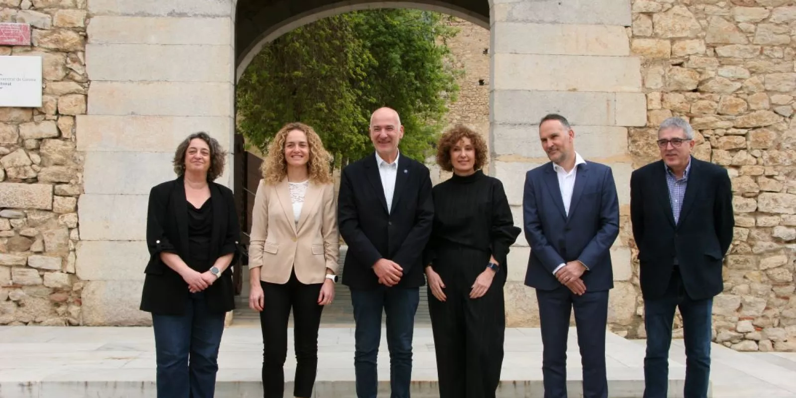 Representants de les diferents institucions que  impulsen la càtedra Girona Innovació en Salut.