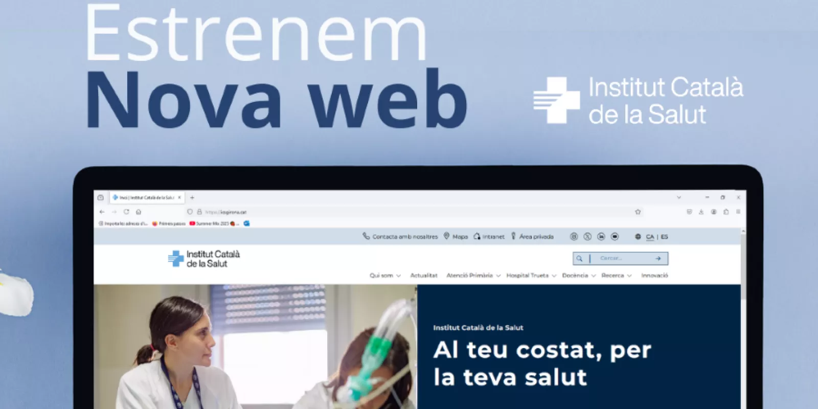 L'ICS Girona renova la web amb un disseny més visual i funcional.