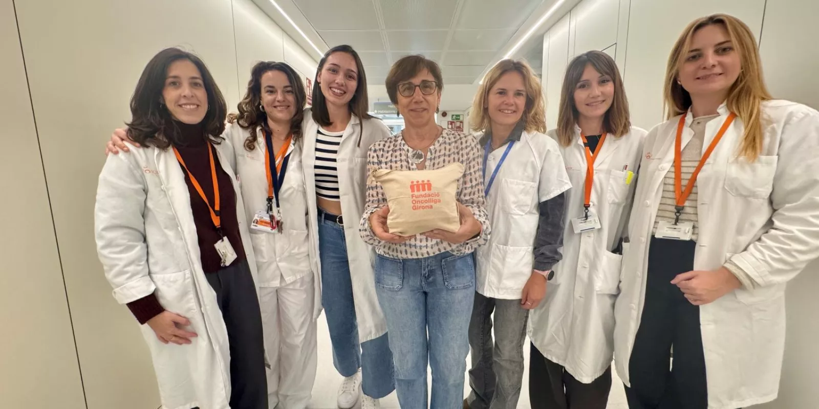 Representants de l'Oncolliga, l'Hospital Trueta i l'Institut Català d'Oncologia, impulsors de la iniciativa