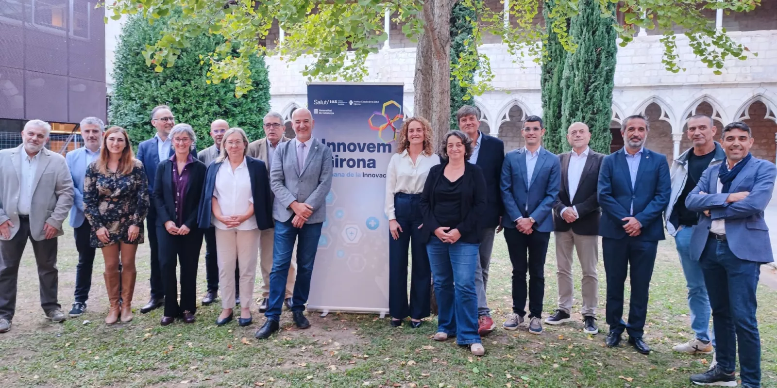 Representants de les diferents institucions que  impulsen la càtedra Girona Innovació en Salut.