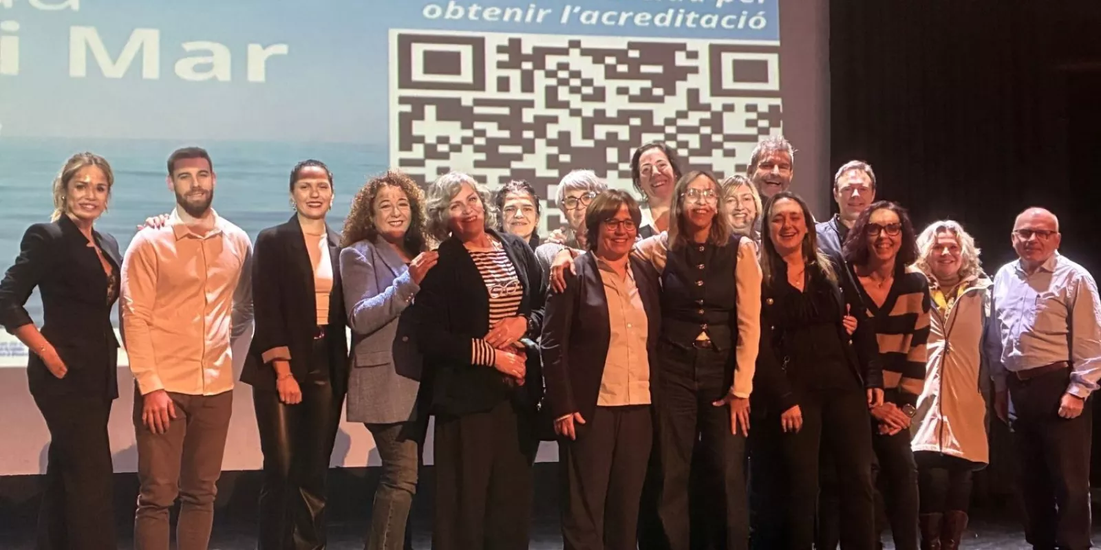 Representants de diferents institucions que han participat a la jornada Salut i Mar de Llançà