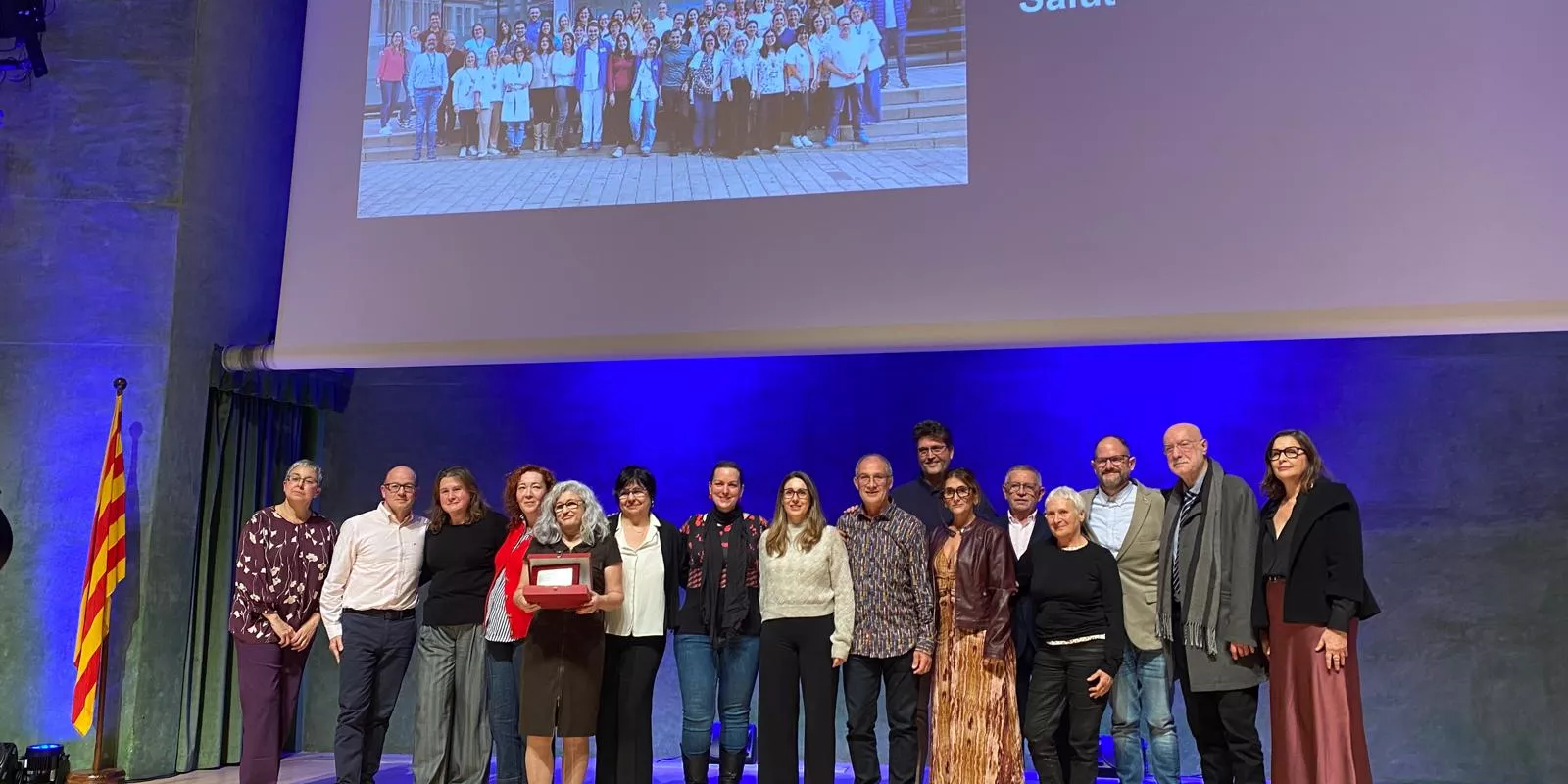 Representants de l'EAP Canet de Mar a l'acte d'entrega de guardons del col·legi de Metges de Barcelona.