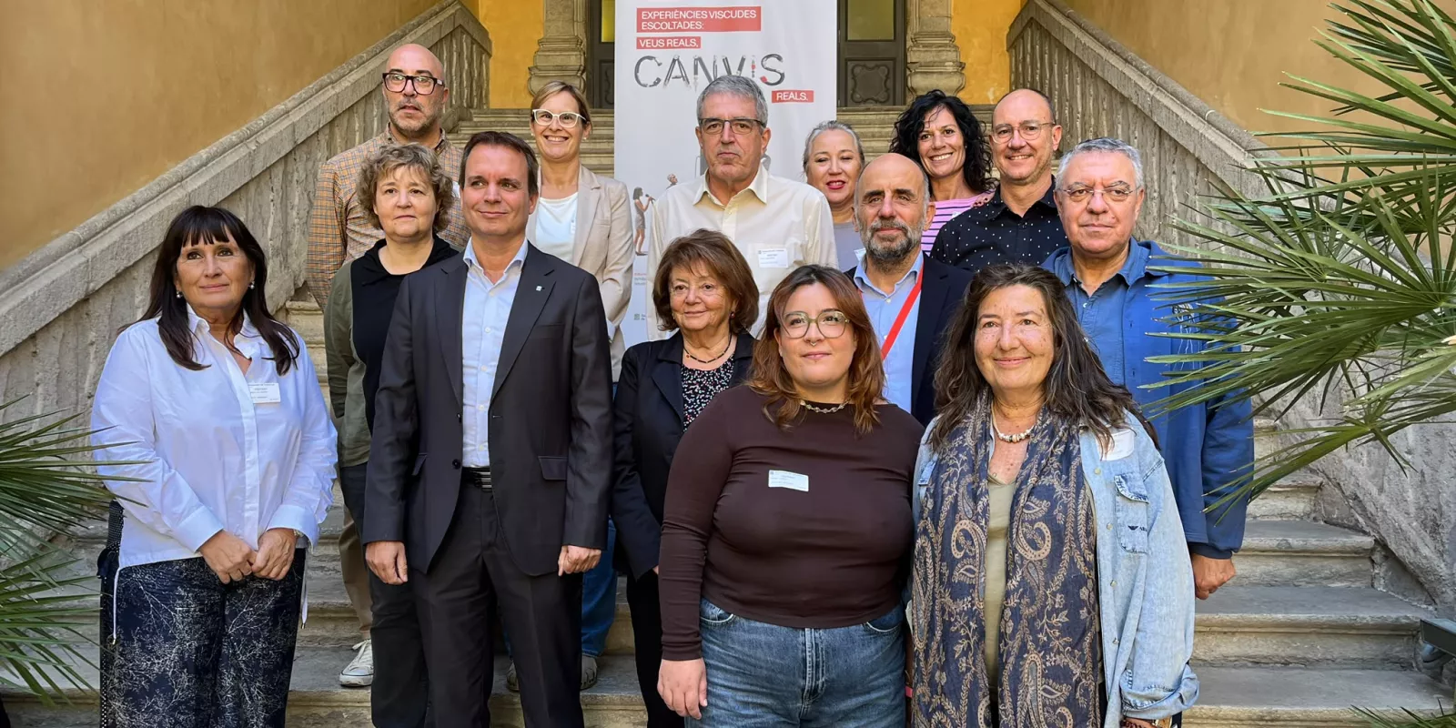 Representants de les diferents institucions que han participat en el Dia Mundial Salut Mental