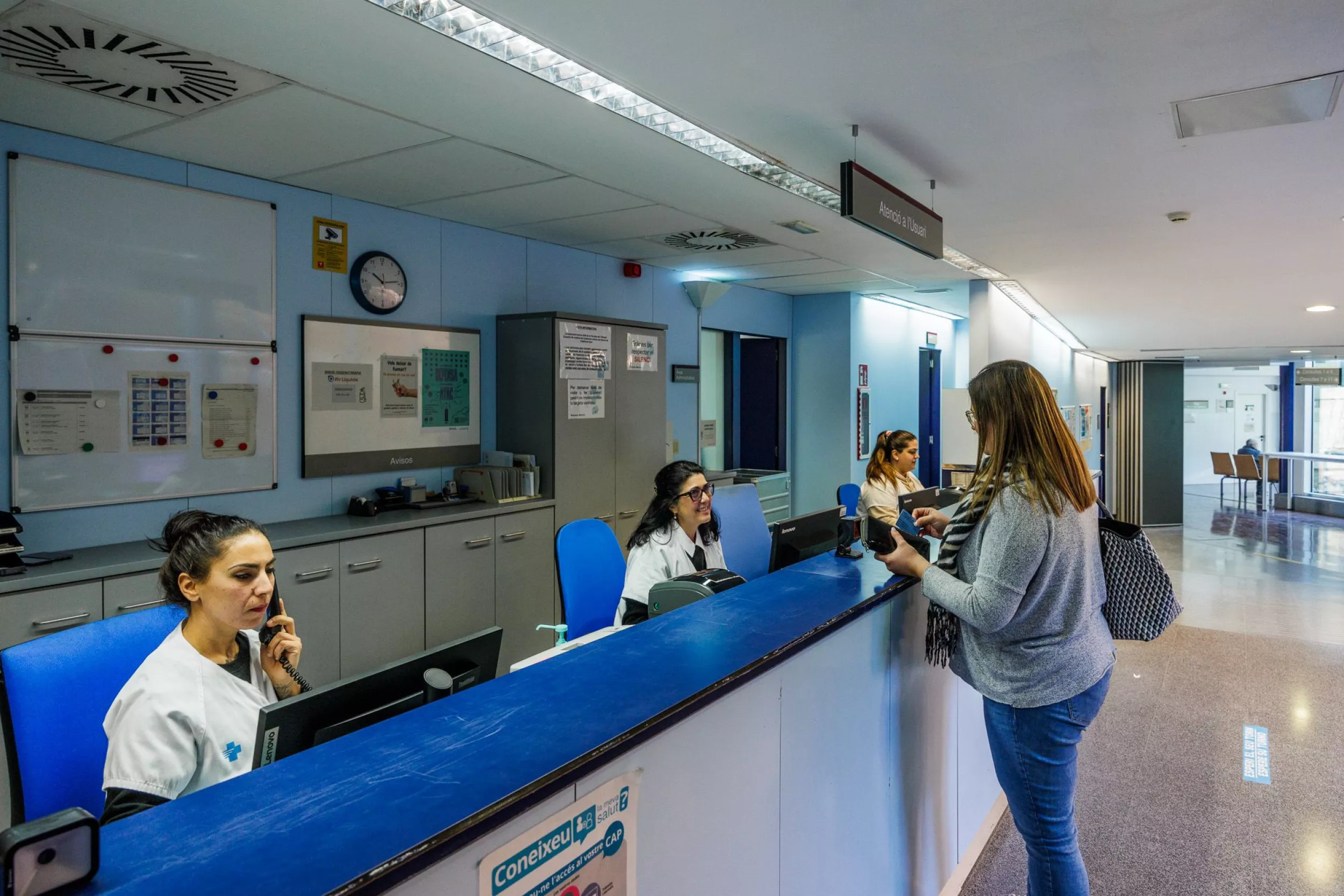 Taulell d'administració del CAP Roses