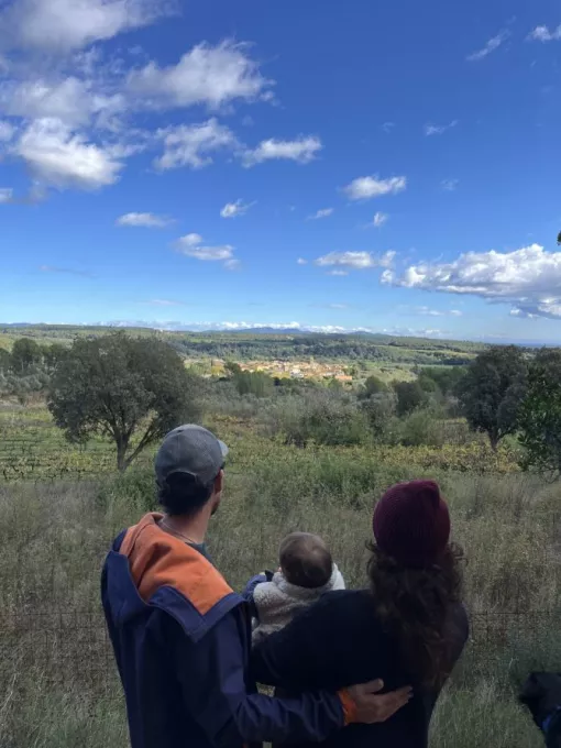 Imatges d'en Nel i la seva família al Celler empordanès Mas Vida