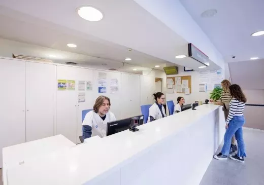 El taulell d'un centre d'atenció primària. 