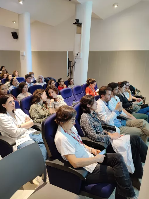 Imatge de la segona edició del Curs d’Actualització celebrat a la sala d’actes de l’Hospital Universitari de Girona Dr. Josep Trueta.
