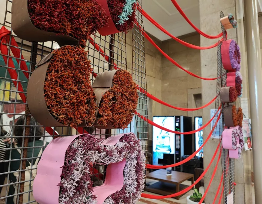 L’Hospital Trueta se suma a ‘Girona, Temps de Flors’ amb una instal·lació que uneix joventut, salut i donació