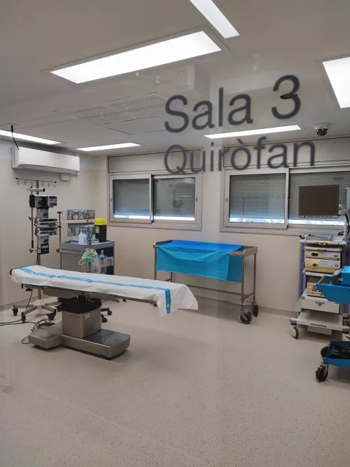 Sala per a formació quirúrgica Centre de Simulació Clínica de l'Hospital Trueta