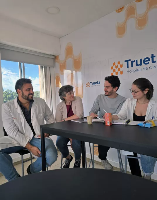 Components del programa d·HEALTH Barcelona que van realitzar la immersió clínica al Trueta i el Santa Caterina