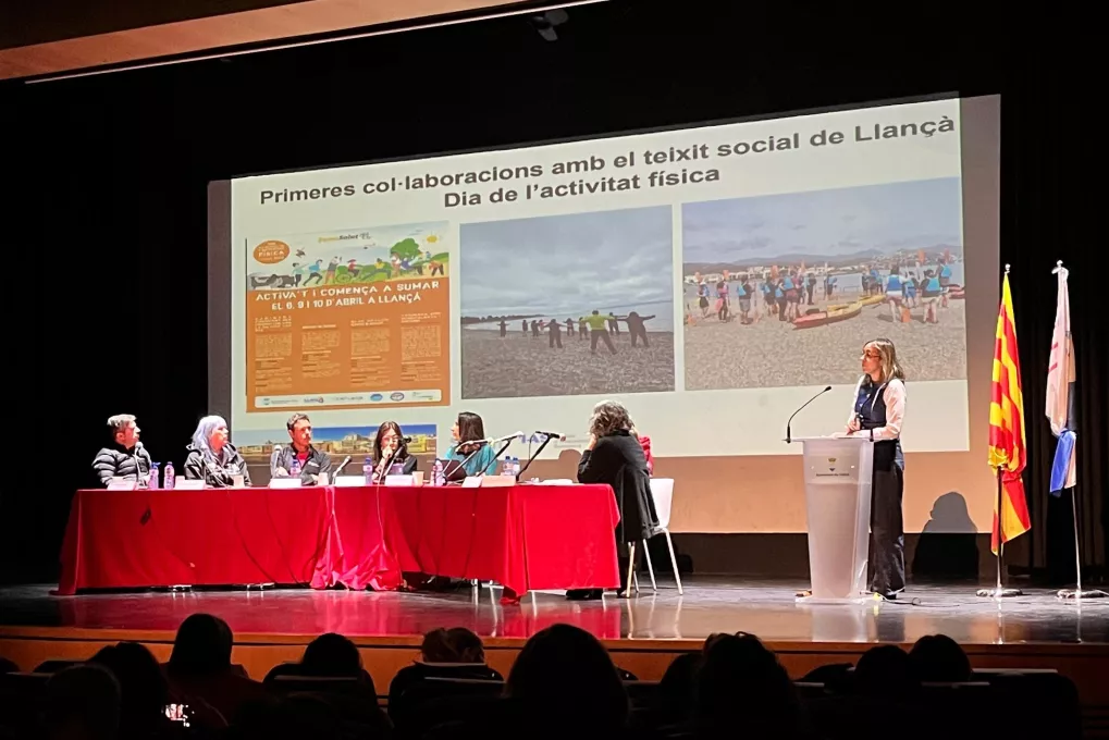 Taula rodona celebrada durant la jornada Salut i Mar de Llançà