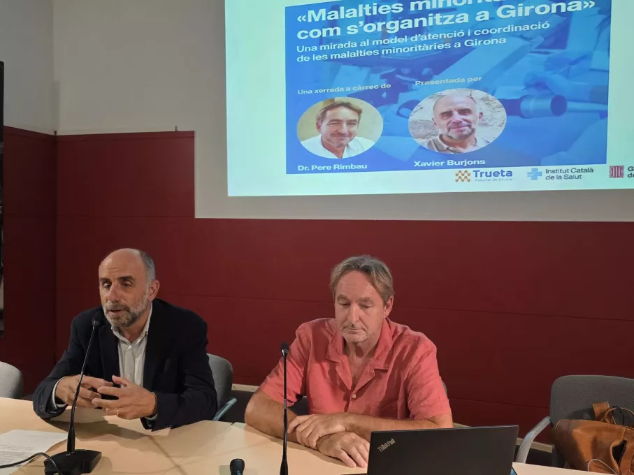 Xerrada sobre les malalties minoritàries dins cicle conferència 70 anys Trueta
