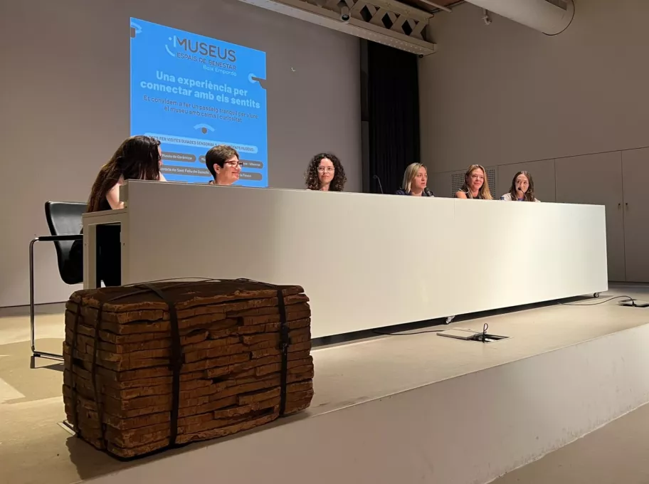 Presentació del projecte d'audioguies sensorials amb participació de EAP Sant Feliu Guíxols 
