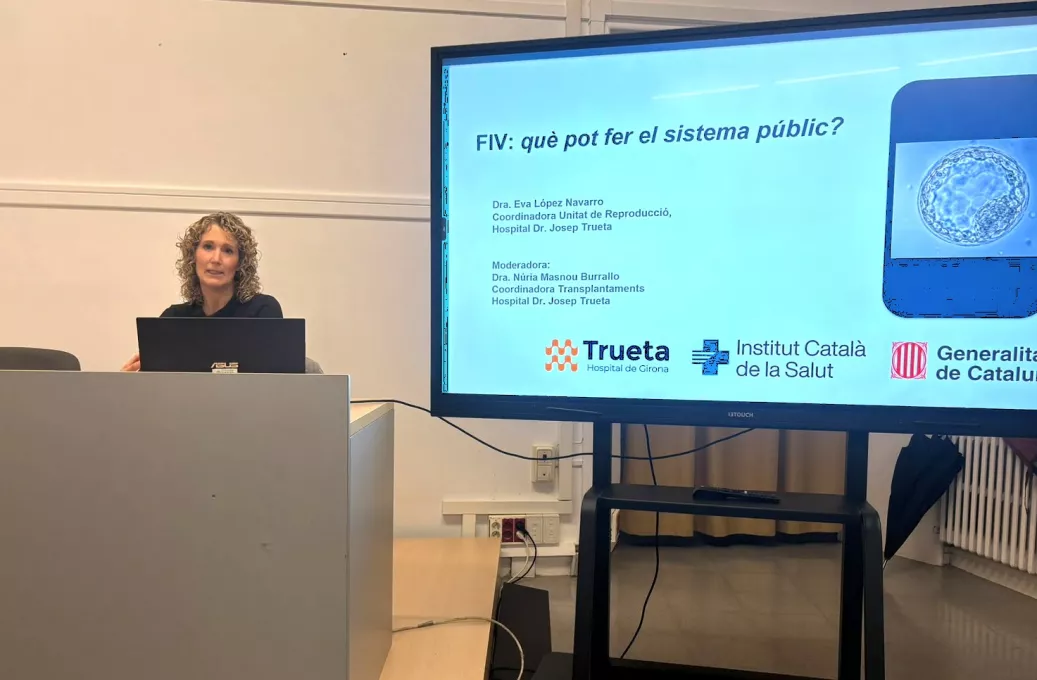 Sessió dedicada a informar de la Reproducció Humana Assistida dins el programa dels 70 anys del Trueta