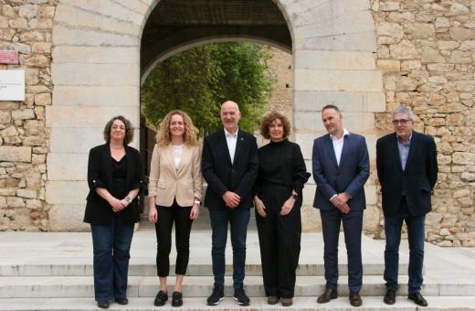 Representants de les diferents institucions que  impulsen la càtedra Girona Innovació en Salut.