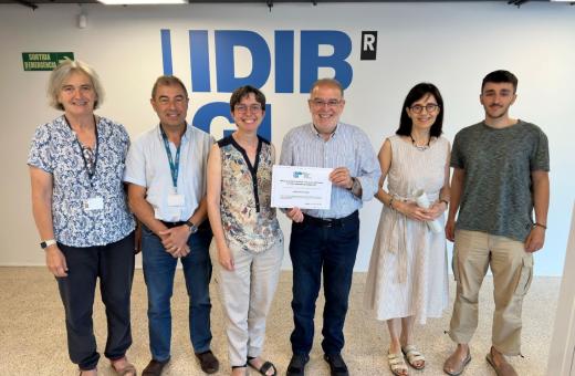 Entrega del premi de Recerca en Sèpsia i Malalties Infeccioses de la Regió Sanitària de Girona