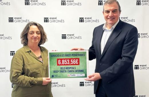 Acte protocolari d'entrega dels fons recaptats per la campanya