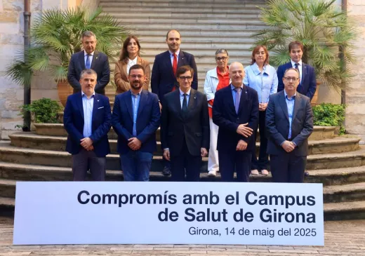 La Generalitat, els ajuntaments de Girona i Salt i la Universitat de Girona firmen un protocol que actualitza el seguiment del projecte amb una comissió mixta.