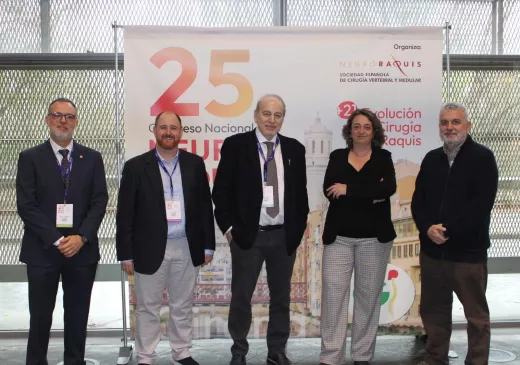Inauguració del congrés de neuroraquis que se celebra al palau de congressos de Girona amb amplia representació de professionals del Servei de Neurocirurgia del Trueta.
