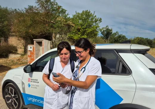 Professioals de l'EAP Bàscara  utilitizen la geolocalització de domicilis per facilitar l'atenció domiciliària en entorns rurals