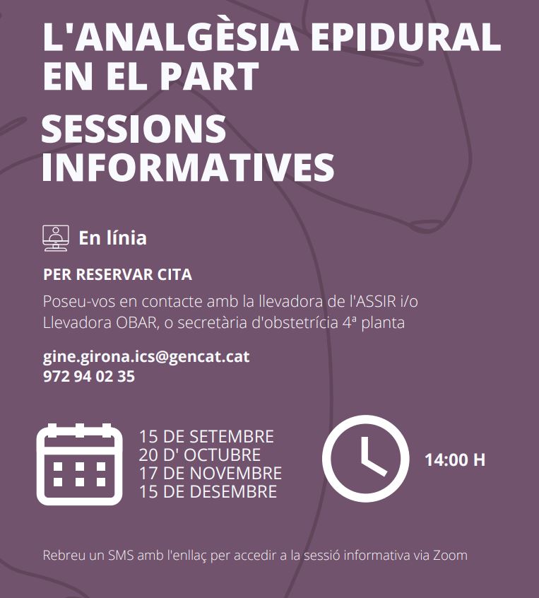 Flyer L'analgèsia epidural en el part