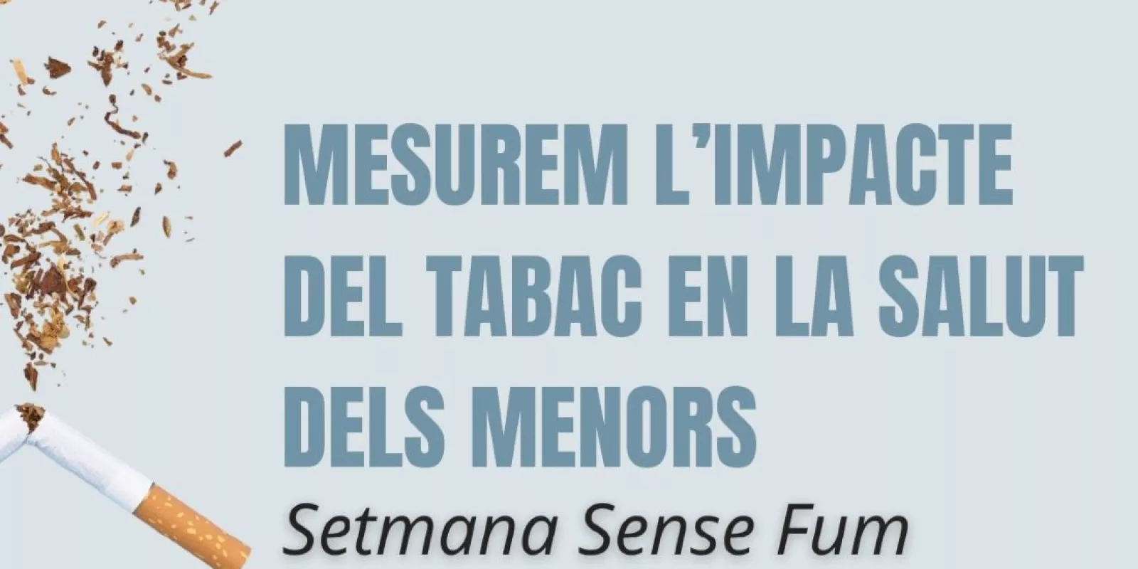 Cartell Setmana Sense Fum 2025 la Garrotxa