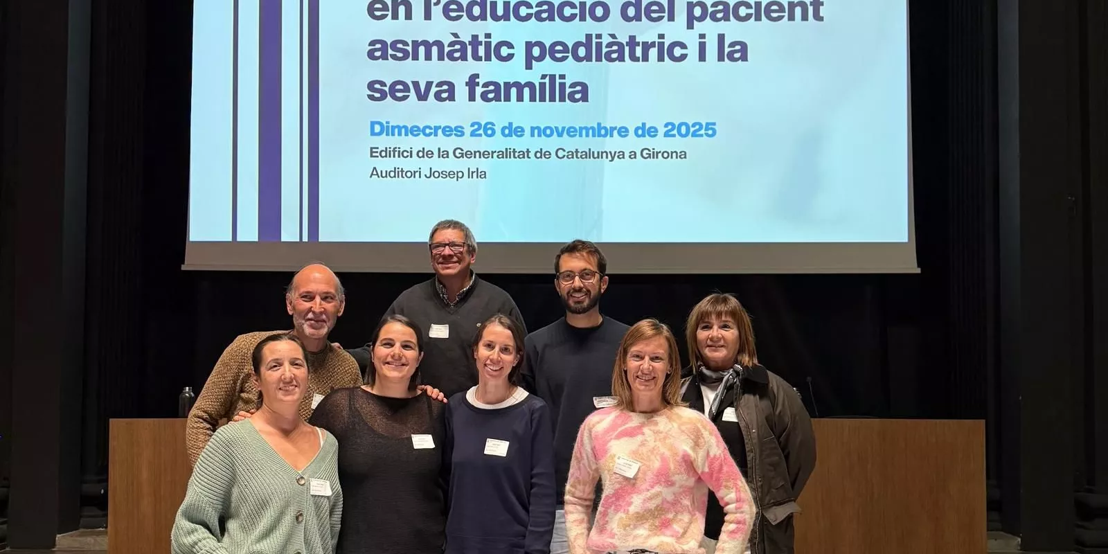 Representants de diferents institucions sanitàries han participat en la Jornada d'educació del pacient asmàtic pediàtric.