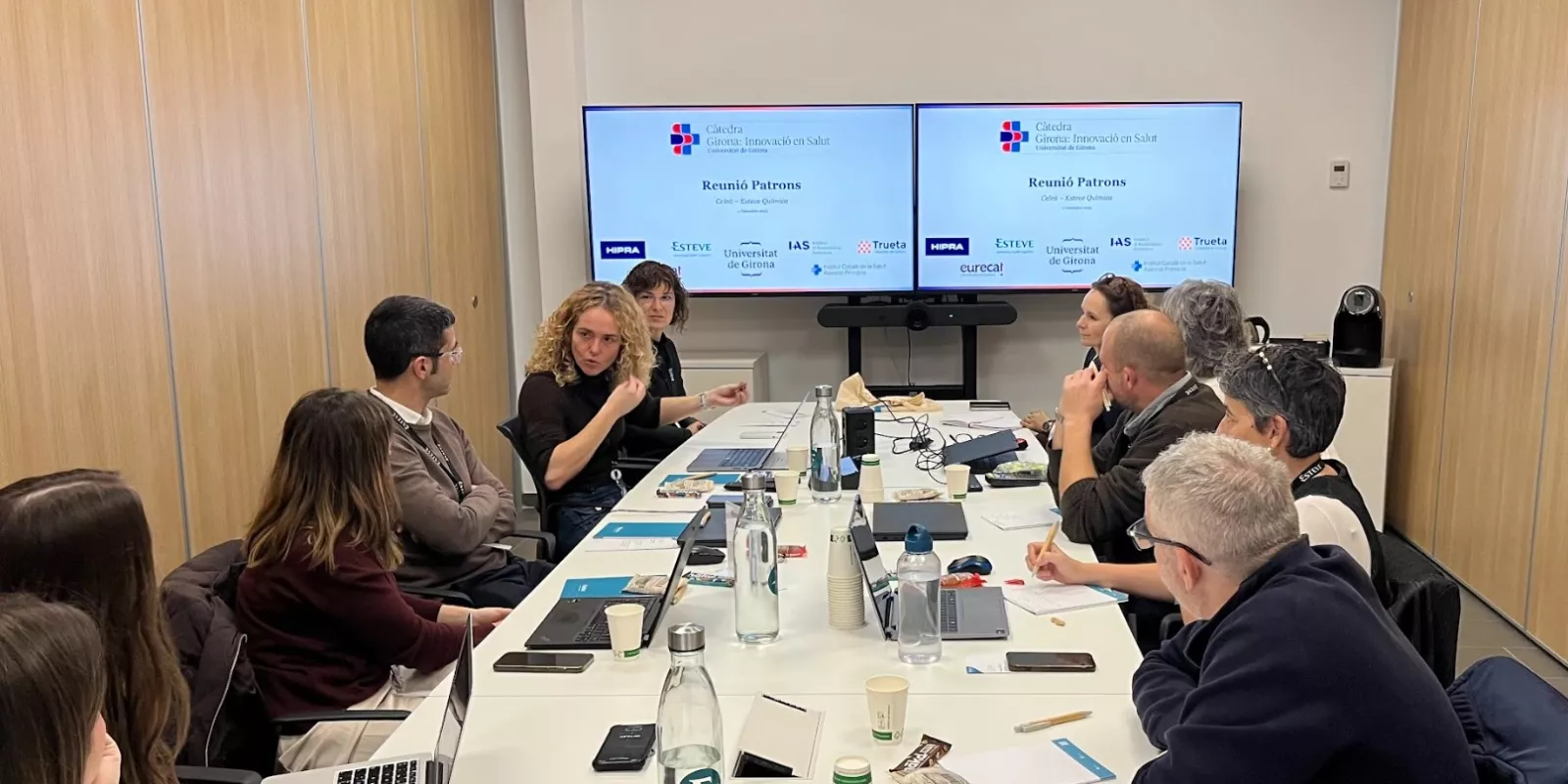 Reunió dels patrons de la càtedra Girona: Innovació en Salut