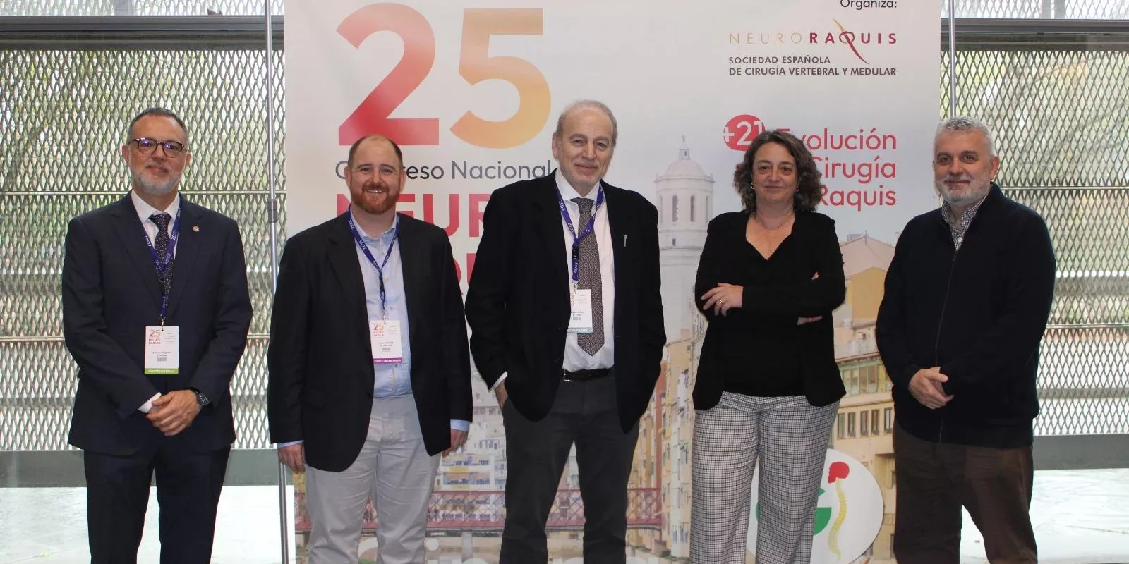 Inauguració del congrés de neuroraquis que se celebra al palau de congressos de Girona amb amplia representació de professionals del Servei de Neurocirurgia del Trueta.