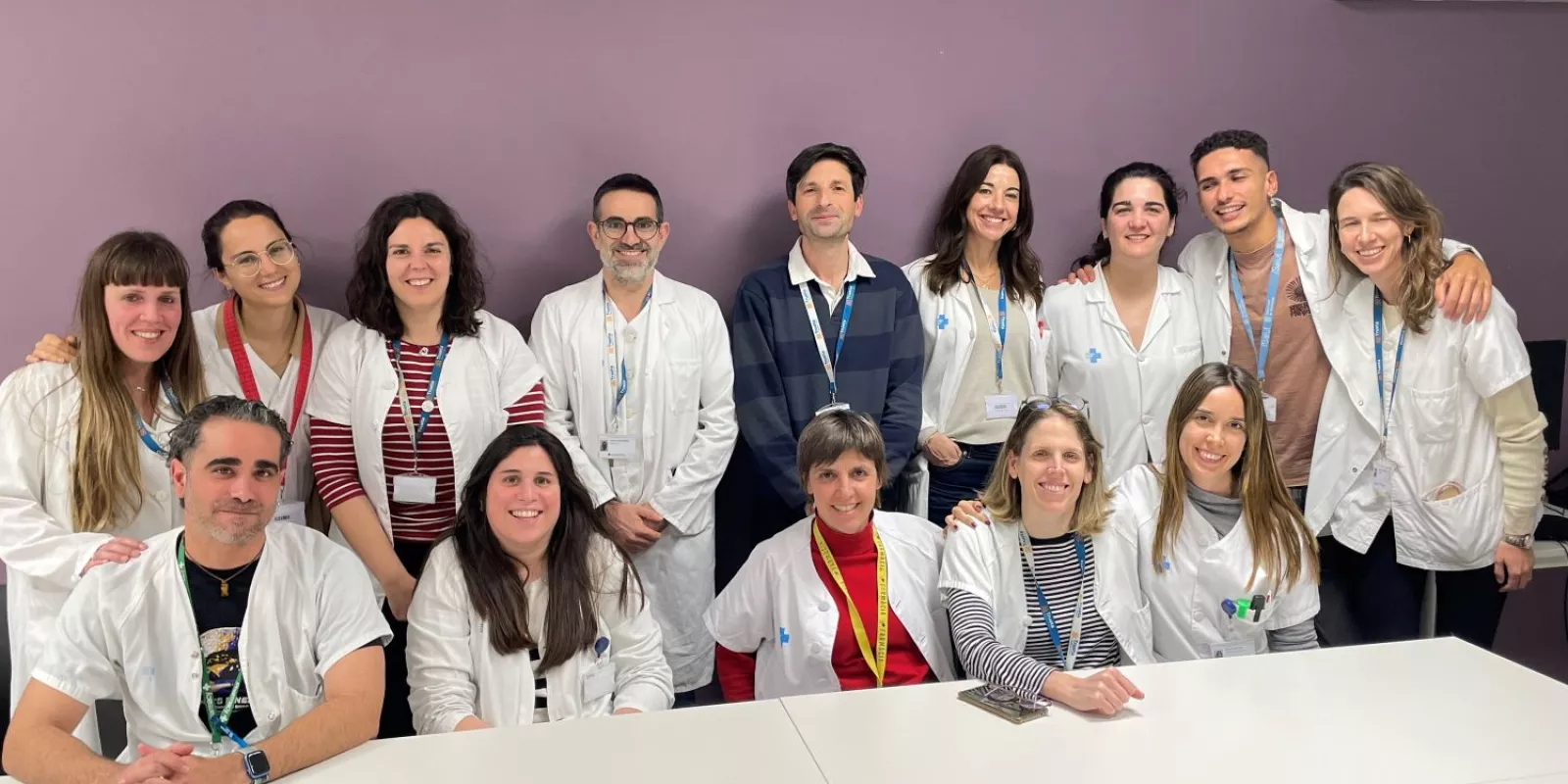 Professionals del Servei de Farmàcia Hospitalària de l'Hospital Trueta.