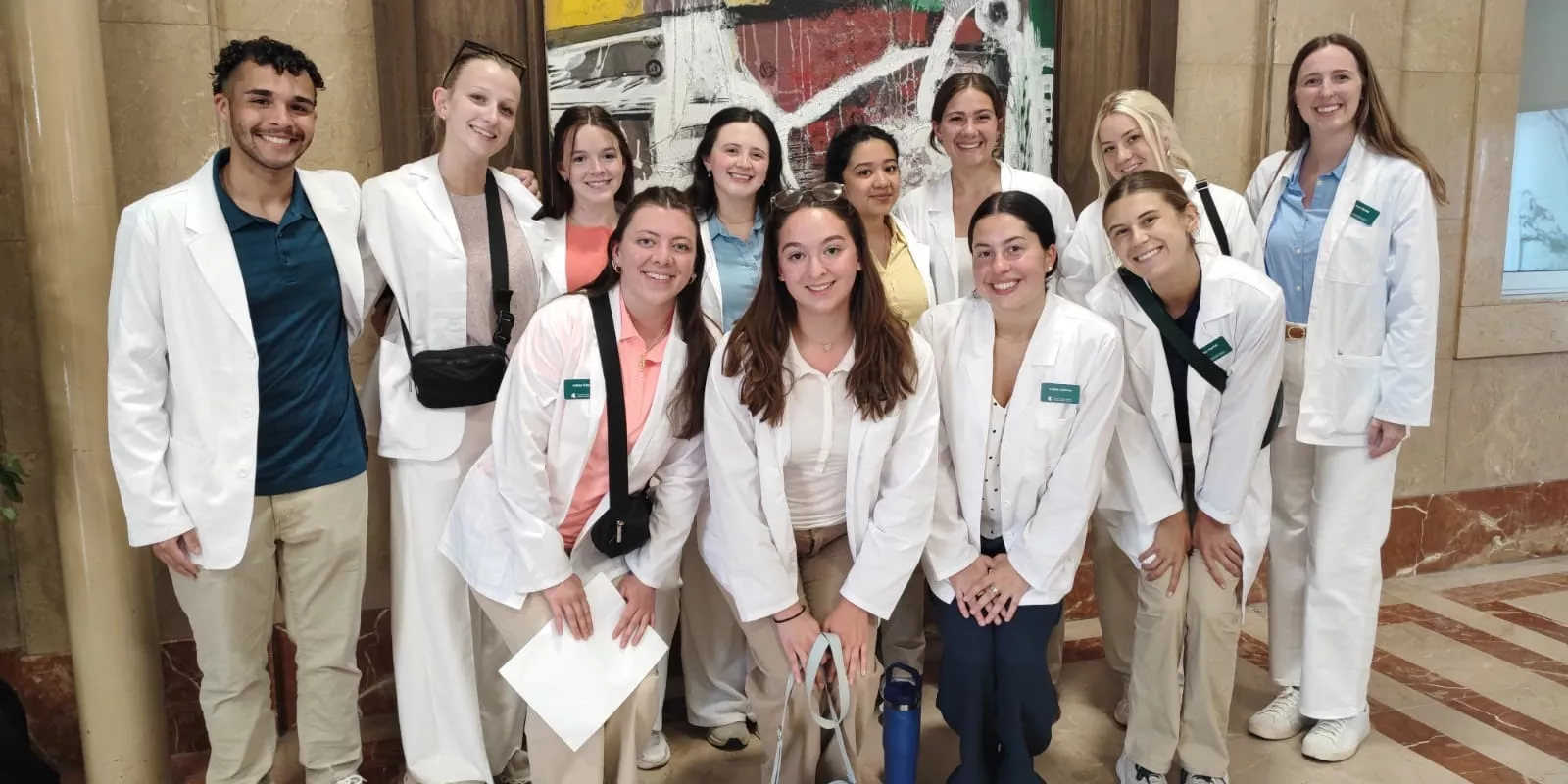 Representació d'estudiants de la Universitat Estatal de Michigan han realitzat una estada a l’Hospital Trueta 
