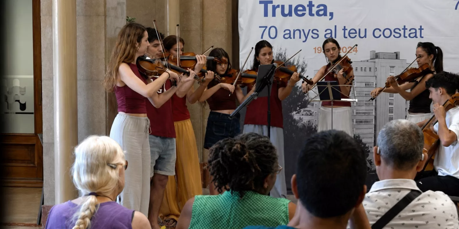 Concert de la Jove Orquestra de les Comarques Gironines a l'Hospital Trueta