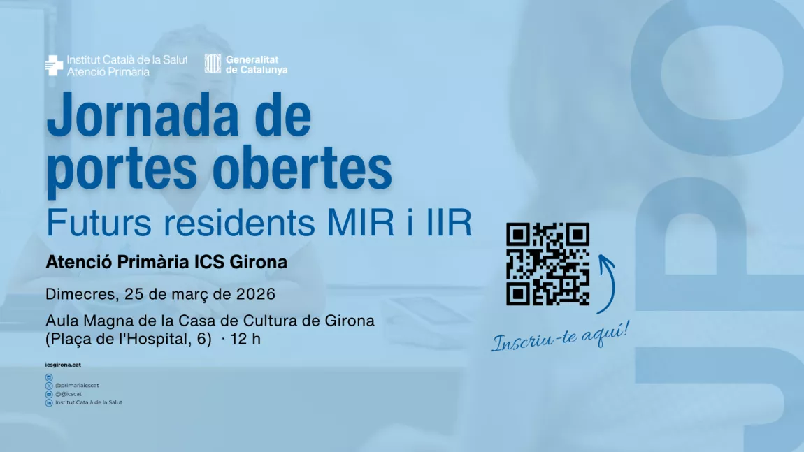 cartell JPO Atenció Primària ICS Girona