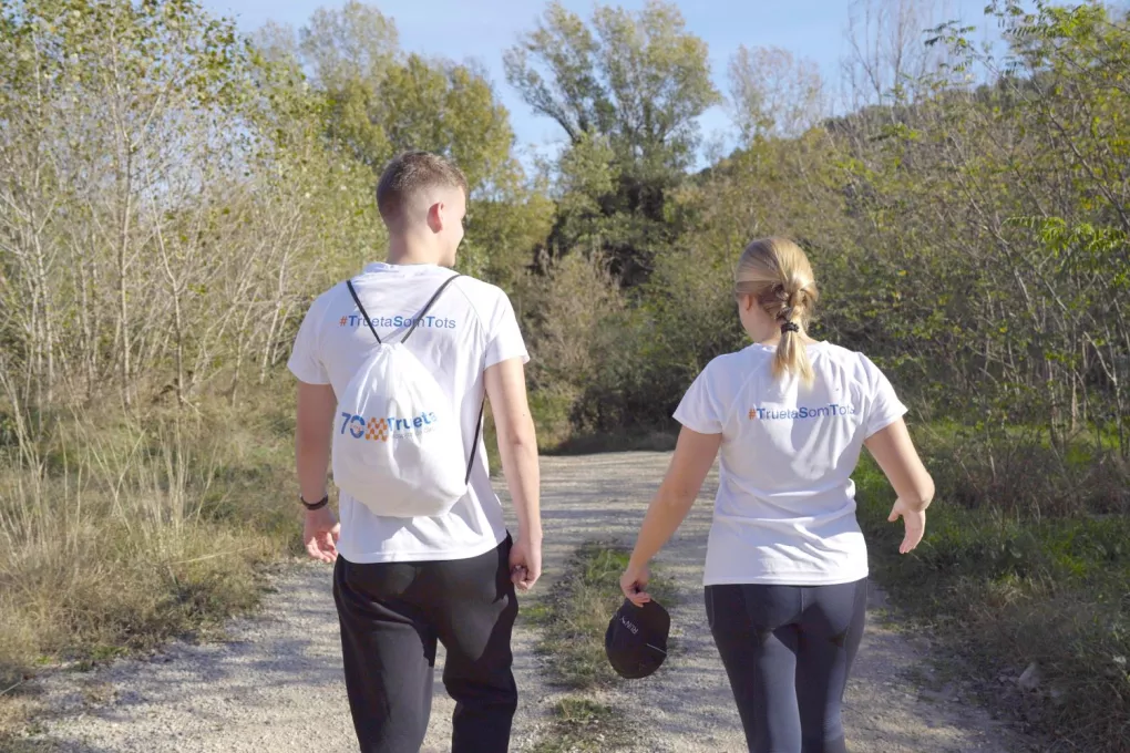 Imatge promocional de la cursa i marxa solidària dels 70 anys de l'Hospital Trueta.