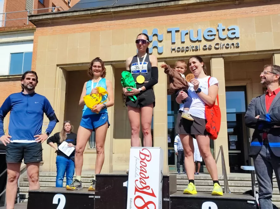 Podi femení de la cursa i marxa solidària dels 70 anys del Trueta