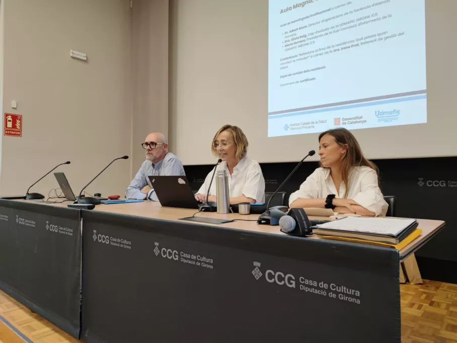 Acte de comiat als residents que aquest 2026 completen l'especialització de medicina familiar a l'ICS Girona