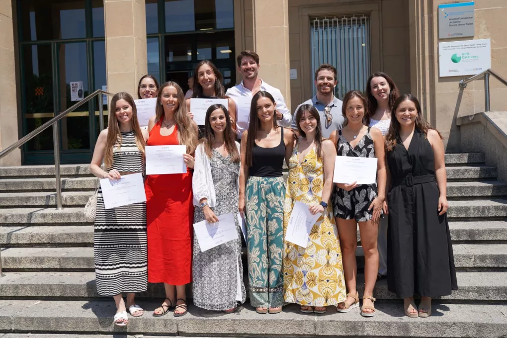 Residents de cinquè any que aquest juliol de 2026 han completat la seva formació especialitzada al Trueta