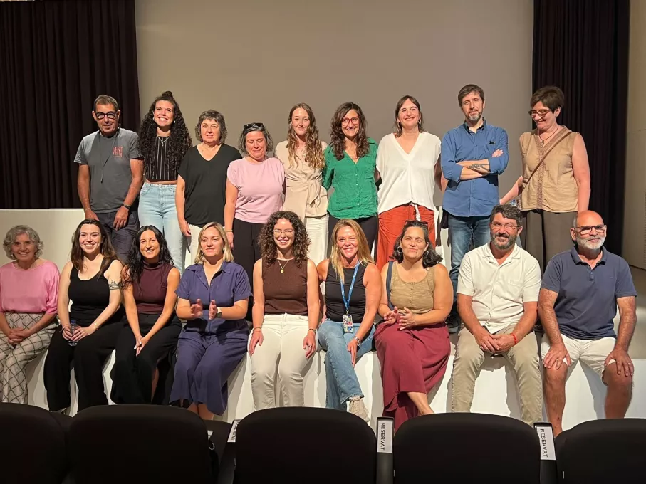 Presentació del projecte d'audioguies sensorials amb participació de EAP Sant Feliu Guíxols 