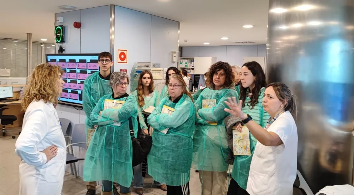 Visita a la UCI en el marc de la Jornada de Portes Obertes organitzada per l'Hospital Josep Trueta